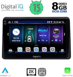 Digital IQ Car-Audiosystem für Opel Movano Renault Haupt- Nissan NV400 2020> (Bluetooth/USB/WiFi/GPS/Apple-Carplay/Android-Auto) mit Touchscreen 10"