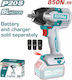 Total Brushless Μπουλονόκλειδο Μπαταρίας 20V Solo με Υποδοχή 1/2"