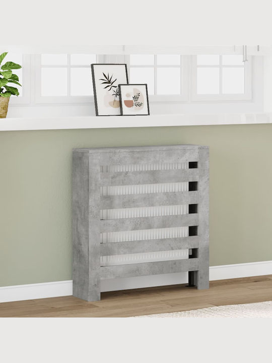 vidaXL Gray Particleboard Radiator Cover 78x20x...