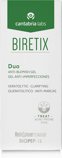 Cantabria labs Biretix Face Day Gel Against Blemishes & Acne with Retinol 30ml