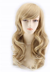 Lange blonde Haarperücke 65cm P4