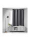 Atmosphera Verdunkelungsvorhang mit Grommets Grau 135x180cm
