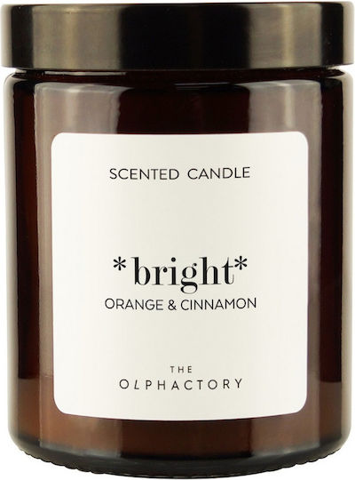 Ambientair Aromatisches Kerze in Gefäß mit Orange Duft 135gr