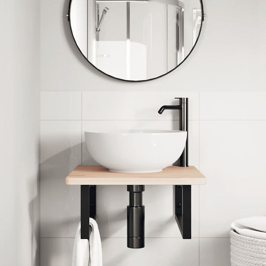vidaXL Countertop without Sink L50xW50xH2.5cm Coffee