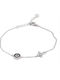 Goldschmied Silberarmband Auge Zielscheibe Kreuz