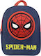 Spiderman Σχολική Τσάντα Πλάτης Νηπιαγωγείου Μπλε
