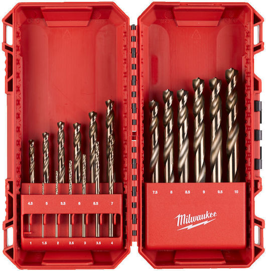 Milwaukee Shockwave Conical Drill Cobaltium Titanium with Hexagonal Shank for Metal 1-10mm