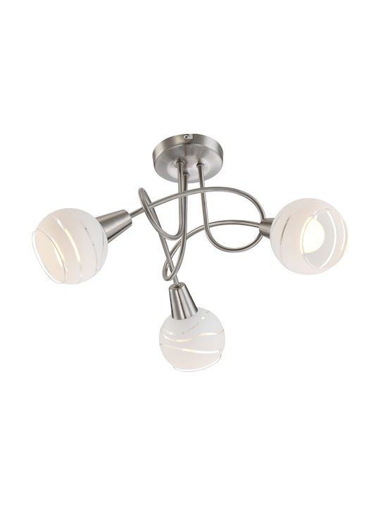 Globo Lighting Elliott Τριπλό Σποτ με Ντουί E14...