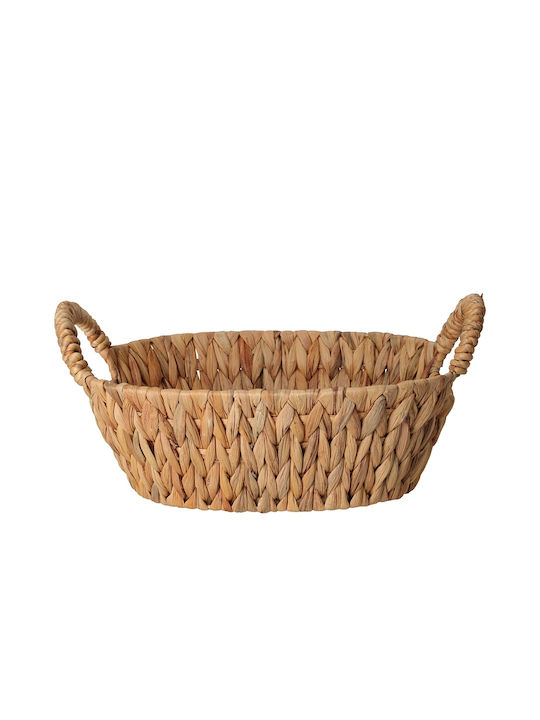 Decorative Basket Wicker with Handles 30x25x11cm