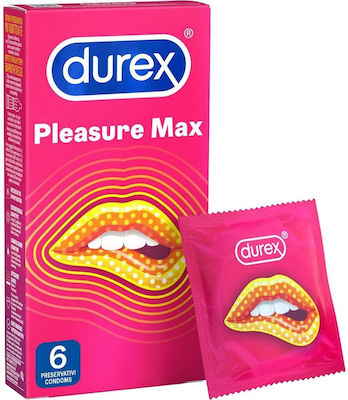 Durex Pleasure Max Ribbed Condoms 1pc