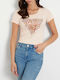 Guess Women's T-shirt Nude