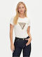 Guess Damen T-shirt Cream