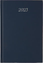 Linardatos Classic Daily Agenda 2025 Blue 17x24cm