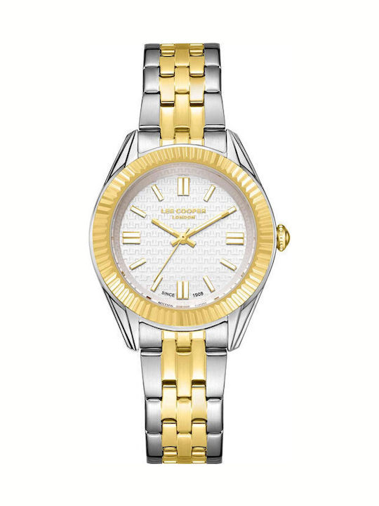 Lee Cooper Women's Watch with Gold Metal Bracelet