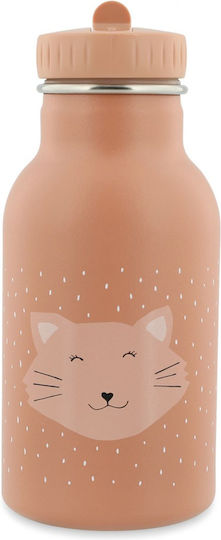 Trixie Mrs Cat Kids Water Bottle Stainless Steel Pink 350ml