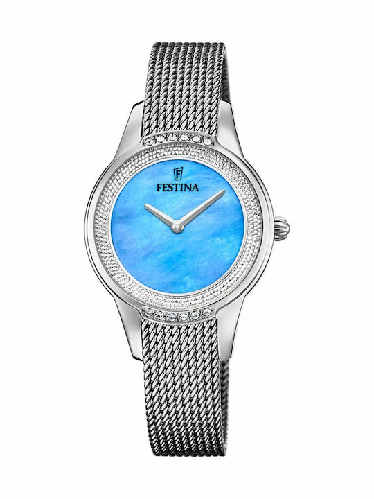Festina Γυναικείο Ρολόι 30.2mm Μπαταρίας με Αση...