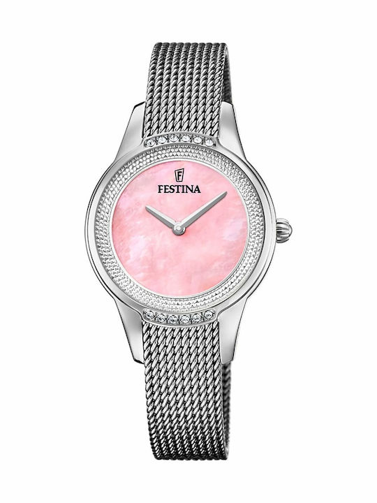 Festina Γυναικείο Ρολόι 30.2mm Μπαταρίας με Αση...