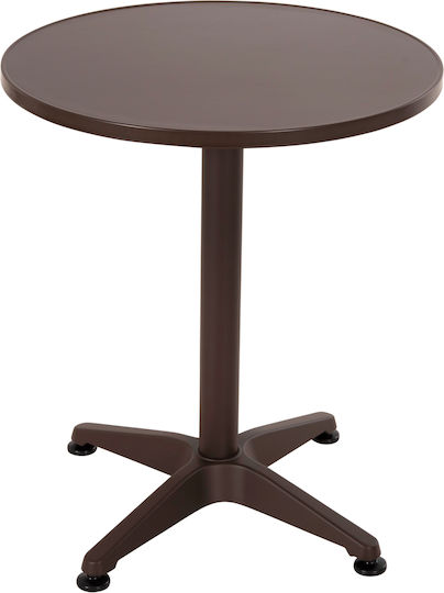 Table Cafe Goss Free Standing 34x34cm Brown Table Cafe Goss Free Standing 34x34cm Brown