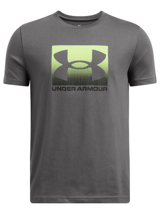 Under Armour Παιδικό T-shirt Γκρι