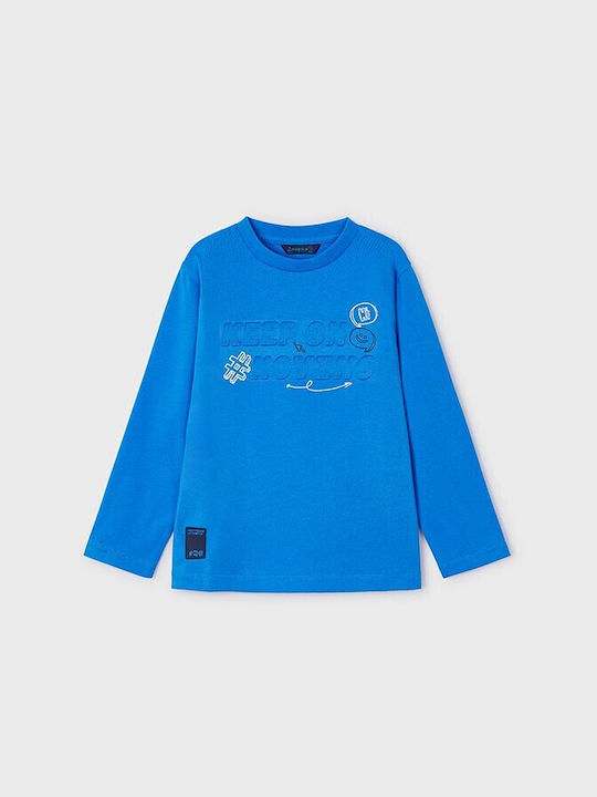 Mayoral Kids Blouse Long Sleeve Blue