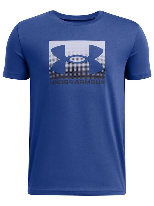 Under Armour Παιδικό T-shirt Μπλε