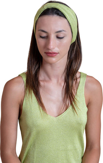 Headband Knitted in Green color