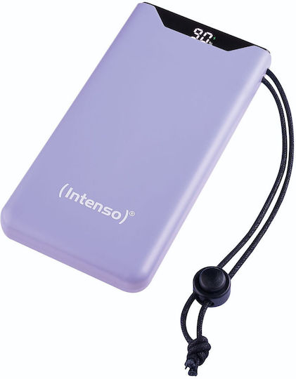 Intenso F10000 Power Bank 10000mAh 20W with USB-A Port and USB-C Port Quick Charge 3.0 Lila