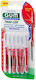 GUM Trav-ler Interdental Brushes 0.8mm Red 6pcs
