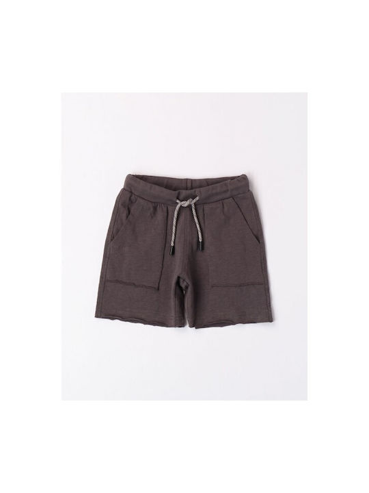 iDO Παιδικό Σορτς/Βερμούδα Υφασμάτινο Short Knitted Trousers DARK GREY