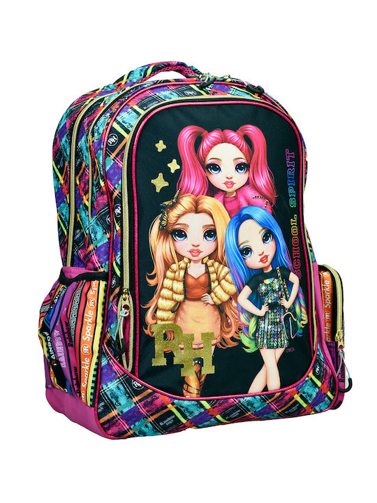 Gim High Glitter School Bag Backpack Elementary, Elementary