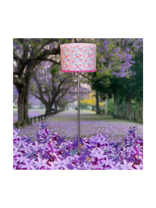 Oxygen Flowers Floor Lamp H165cm. with Socket for Bulb E27 Pink