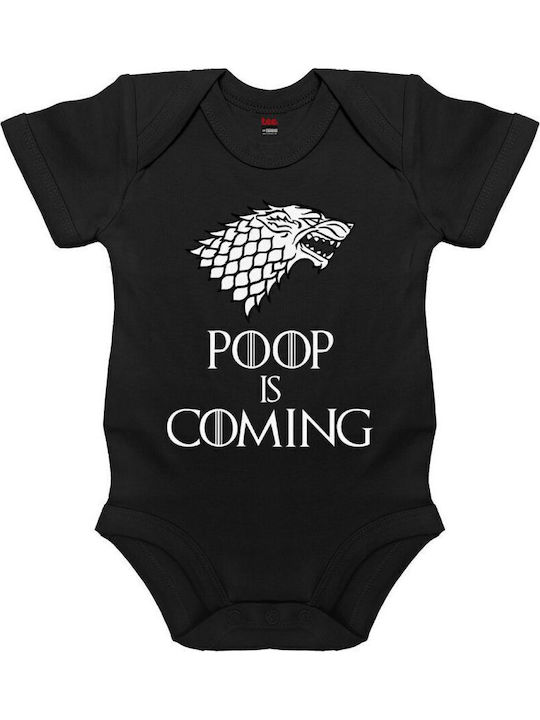 Koupakoupa Poop Is Coming Short-Sleeved Black