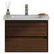 Martin Waschtisch mit Waschbecken L60xB47xH50cm Brown