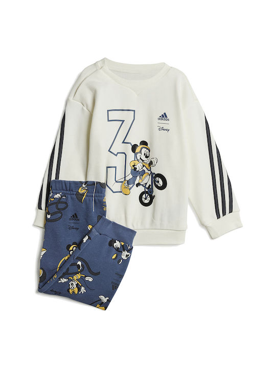 Adidas Copilăresc Set de pantaloni de trening Albastru Mouse