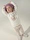 Evita Kinder Set mit Leggings Winter 2Stück White