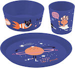 Koziol Feeding Set Blue 3pcs