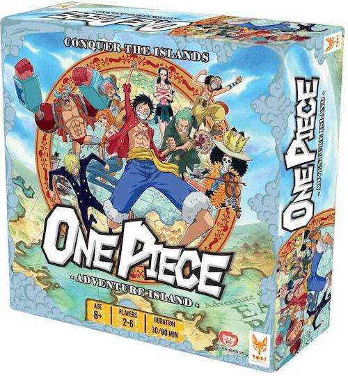 Επιτραπέζιο Παιχνίδι One Piece Adventure Island για 2-6 Παίκτες 8+ Ετών (EN) Topi Games
