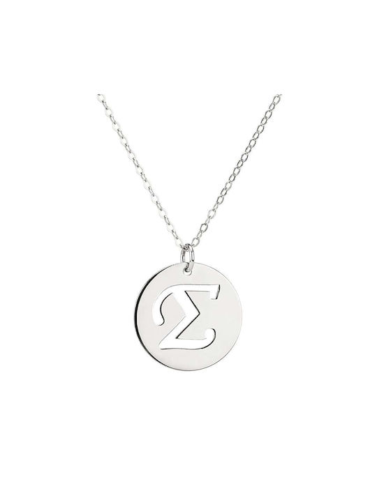 Goldsmith Necklace Monogram from Silver