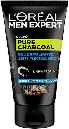 L'Oreal Paris Men Expert Pure Charcoal Κρέμα για Scrub Προσώπου 100ml