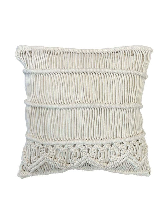 InTheBox InTheBox Sofa Cushion Harsha 100% Cotton Ivory 45x45cm