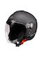 Pilot Fly SV Black Matt Κράνος Μηχανής Jet ECE 22.06 1300gr με Sunvisor