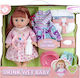 Gounaridis-di Baby Doll 35 cm with 6 Sounds Accessories Pees Hx312-3 3 Years + 38.00 x 10.00 x 34.00 cm