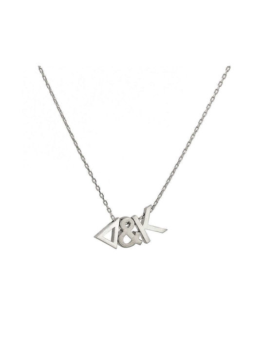 Goldsmith Necklace Monogram from Silver