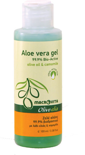 Macrovita Aloe Gel 99.9% With Olive Oil & Chamomile Moisturizing Lotion Body 150ml
