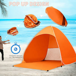 Cort de plajă Pop Up Portocalie