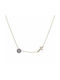 Goldsmith Necklace Eye from Gold Plated Silver