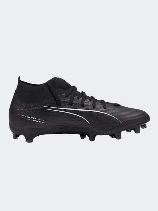 Puma 5 Match+ FG/AG Niedrig Fußballschuhe mit Stollen Schwarz