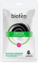 Bioten Detox Black Tissue Gesichtsmaske für das Gesicht für Entgiftung 20ml