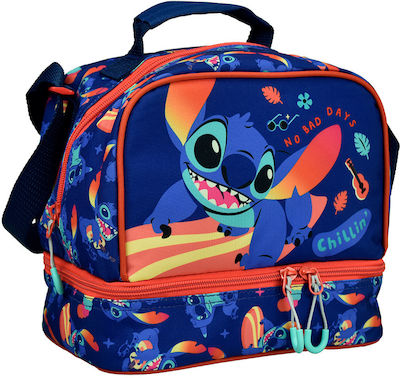 Gim Disney Stitch Ισοθερμική Θήκη Φαγητού 4.5lt Μπλε Μ20 x Π15 x Υ21cm