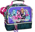 Gim Monster High Isothermal Food Case Purple L20 x W15 x H21cm